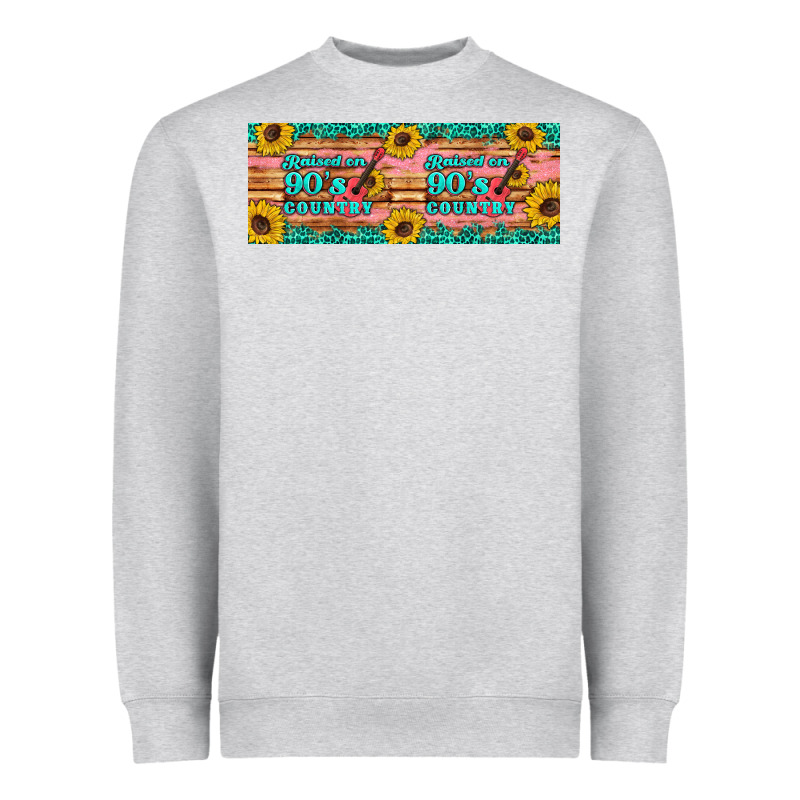 Raised On 90's Country Mug 11 Oz Heavyweight Sweatshirt by Artiststas | Teevron