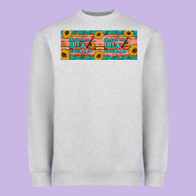 Raised On 90's Country Mug 11 Oz Heavyweight Sweatshirt Designed By Artiststas