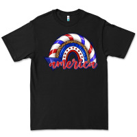 Black America rainbow Premium Tee - texasbilliewilder