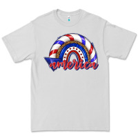 Dove Grey America rainbow Premium Tee - texasbilliewilder
