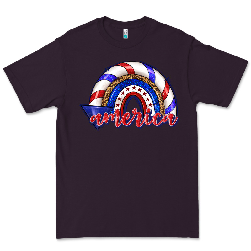 America Rainbow Premium Tee by texasbilliewilder | Teevron
