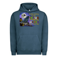 Pigment Midnight Navy something wicked this way comes Urban Hoodie - CowGirlArtShop