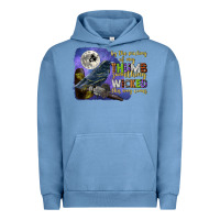 Pigment Pebble Blue something wicked this way comes Urban Hoodie - CowGirlArtShop
