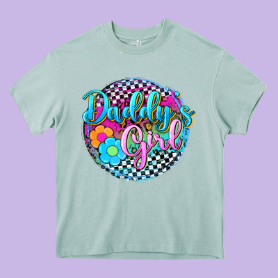 Daddy's Girl Heavy Core Tee Designed By Zillion Design Studio