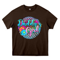 Chocolate Brown daddy's girl Heavy Core Tee - Zillion Design Studio