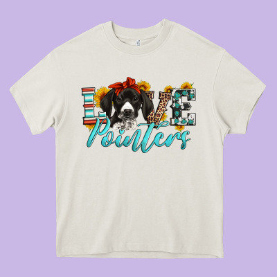 Love German Shorthaired Pointers Heavy Core Tee Designed By Artiststas