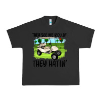 Pigment Black they see me rollin' they hattin' Urban Heavy Tee - Artiststas