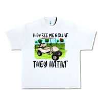White they see me rollin' they hattin' Urban Heavy Tee - Artiststas
