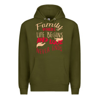 Army Green Family Premium Hoodie - Bettercallsaul