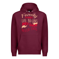 Burgundy Family Premium Hoodie - Bettercallsaul