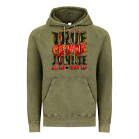 Vintage Olive true crime junkie all day every day Vintage Hoodie - JahusDesignShop