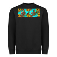Black skeleton coffee and coffee plants 11 oz Heavyweight Sweatshirt - Artiststas