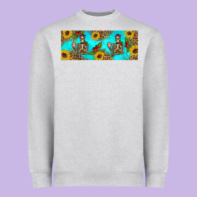 Skeleton Coffee And Coffee Plants 11 Oz Heavyweight Sweatshirt Designed By Artiststas