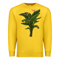Lemon the bird of paradise Premium Sweatshirt - LillyAllenDesigns