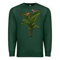Sports Green the bird of paradise Premium Sweatshirt - LillyAllenDesigns