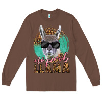 Chestnut western no prob llama Long Sleeve Tee - LillyAllenDesigns