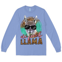 Colony Blue western no prob llama Long Sleeve Tee - LillyAllenDesigns