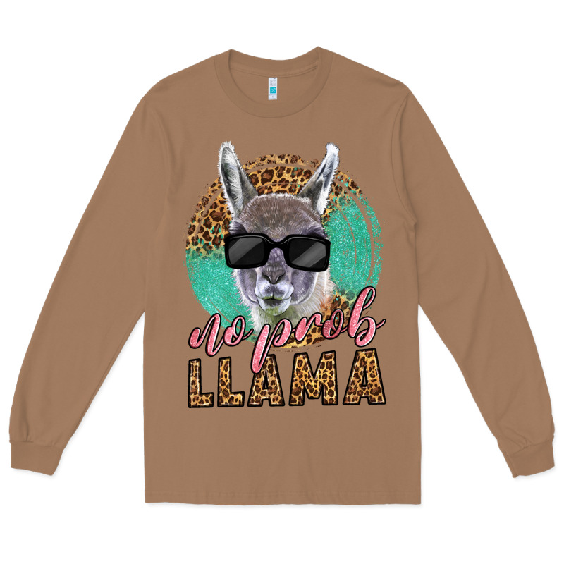 Western No Prob Llama Long Sleeve Tee by LillyAllenDesigns | Teevron