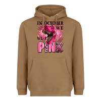 Toasted Coconut in october we wear pink dinosaur Heavyweight Hoodie - LillyAllenDesigns
