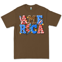 Cacao America with lightning bolt Premium Tee - texasbilliewilder
