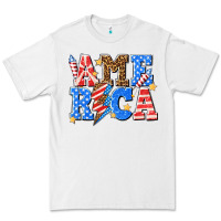 White America with lightning bolt Premium Tee - texasbilliewilder