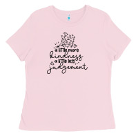 Bubblegum Pink kindness Ladies Tee - Unal Design