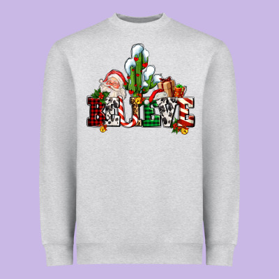 Believe Christmas And Santa Heavyweight Sweatshirt Designed By Adodesignshop