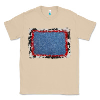 Mushroom cowhide bandana denim background Classic Tee - AdoDesignShop