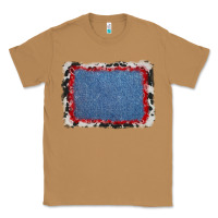 Toasted Coconut cowhide bandana denim background Classic Tee - AdoDesignShop