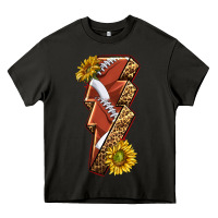 Asphalt sport football  lightning bolt Heavy Core Tee - texasbilliewilder
