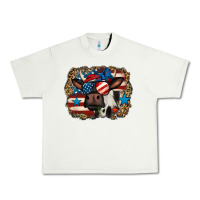 Pistachio 4th of july cow Urban Heavy Tee - Jasminsmagicworld