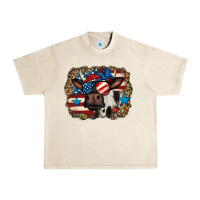 Sandshell 4th of july cow Urban Heavy Tee - Jasminsmagicworld