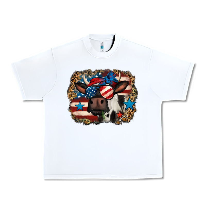 4th Of July Cow Urban Heavy Tee by Jasminsmagicworld | Teevron