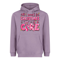 Lavender all i want for christmas is a cure breast cancer Heavyweight Hoodie - LillyAllenDesigns