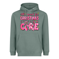 Sage all i want for christmas is a cure breast cancer Heavyweight Hoodie - LillyAllenDesigns