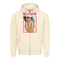 Sandshell self love is the best love Zipper Hoodie - MaliasSmallBusiness