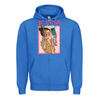True Royal self love is the best love Zipper Hoodie - MaliasSmallBusiness