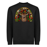 Black deer rainbow Heavyweight Sweatshirt - JahusDesignShop