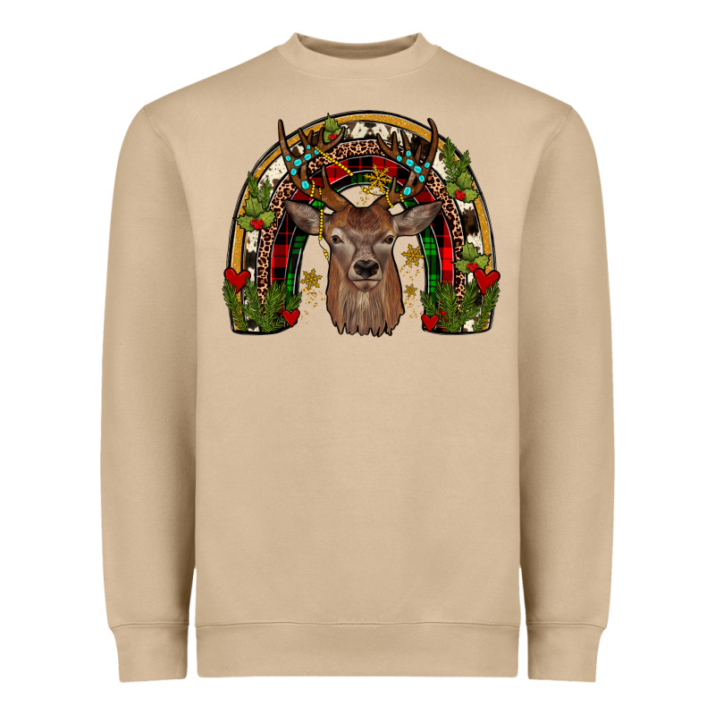 Deer Rainbow Heavyweight Sweatshirt by JahusDesignShop | Teevron