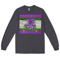 Smoke mardi gras  mask Long Sleeve Tee - BarkalooDesign