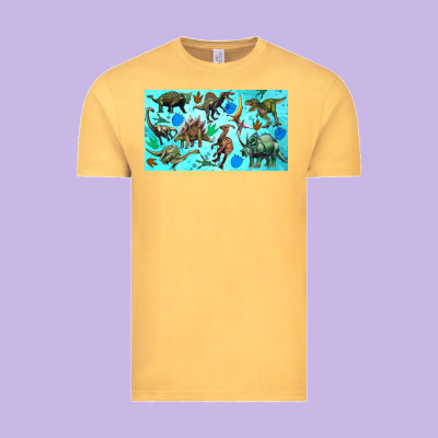Dinosaurs Sippy Cup Vintage Tee Designed By Artiststas