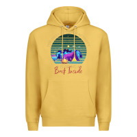 Antique Gold camping The Best Outdoor Activity Is Going Back Inside Premium Hoodie - Bettercallsaul