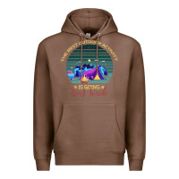 Chestnut camping The Best Outdoor Activity Is Going Back Inside Premium Hoodie - Bettercallsaul