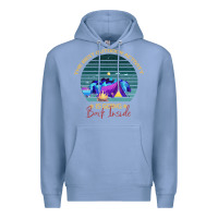 Colony Blue camping The Best Outdoor Activity Is Going Back Inside Premium Hoodie - Bettercallsaul