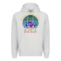 Dove Grey camping The Best Outdoor Activity Is Going Back Inside Premium Hoodie - Bettercallsaul