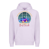 Lilac camping The Best Outdoor Activity Is Going Back Inside Premium Hoodie - Bettercallsaul