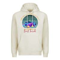 Oatmeal Heather camping The Best Outdoor Activity Is Going Back Inside Premium Hoodie - Bettercallsaul