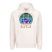 Pale Pink camping The Best Outdoor Activity Is Going Back Inside Premium Hoodie - Bettercallsaul