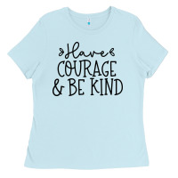 Baby Blue be kind Ladies Tee - Unal Design