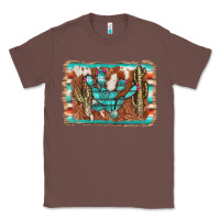 Chestnut cactus cowhide serape Classic Tee - AdoDesignShop
